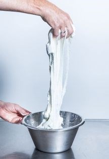 Chewy almond-milk ice cream