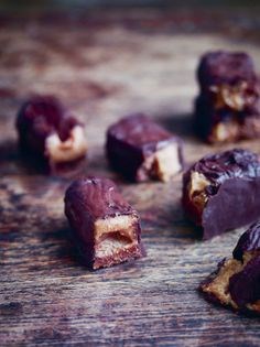 Chewy chocolate bars