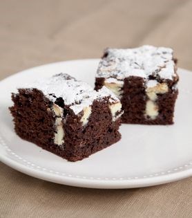 Chewy chocolate brownies