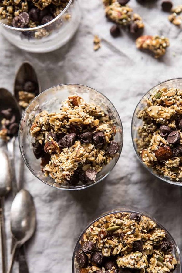 Chewy chocolate chip cookie granola