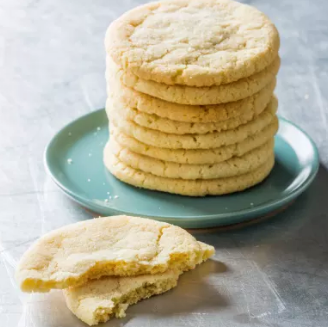 Chewy coconut-lime sugar cookies