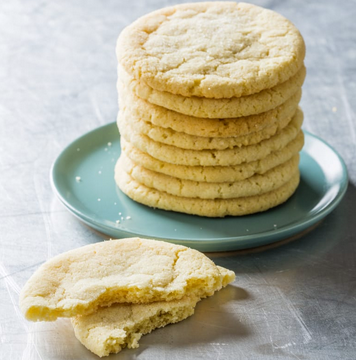Chewy coconut-lime sugar cookies
