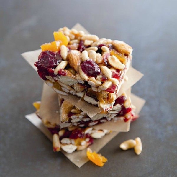 Chewy fruit & nut bars