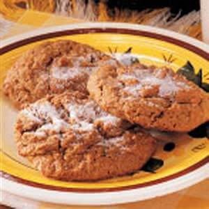 Chewy ginger drop cookies