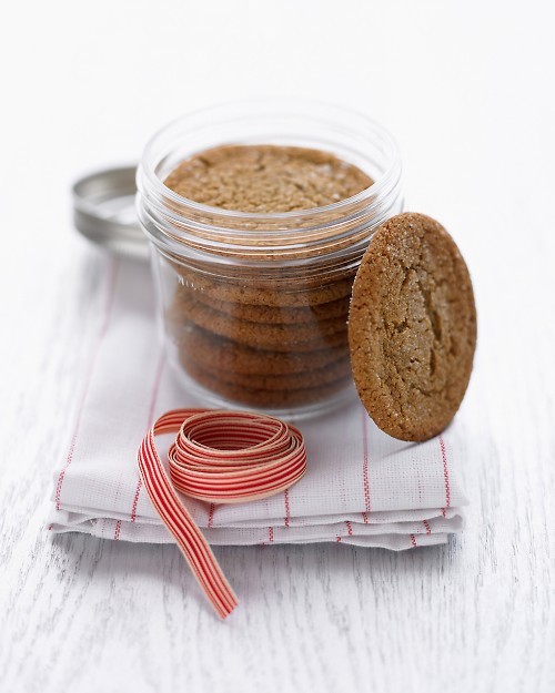 Chewy molasses-spice cookies
