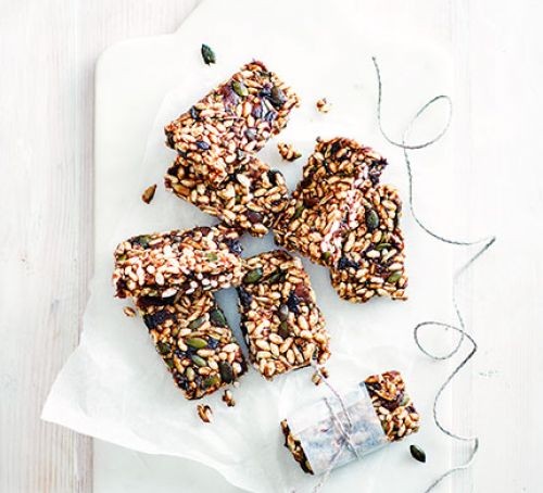 Chewy no-bake cereal bars