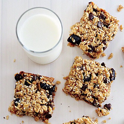 Chewy oat squares