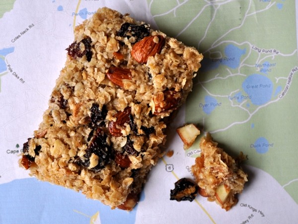 Chewy trail mix bars