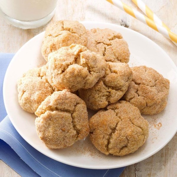 Chewy whole wheat snickerdoodles