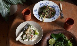 Chiang Mai-style beef laap