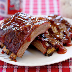 Chicago-style barbecue ribs