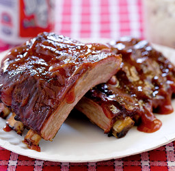 Chicago-style barbecued ribs
