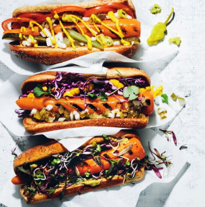 Chicago-style carrot dogs