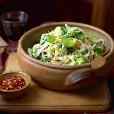 Chick pea and ricotta pasta
