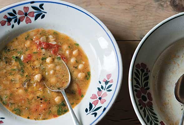 Chick pea and smoked paprika soup