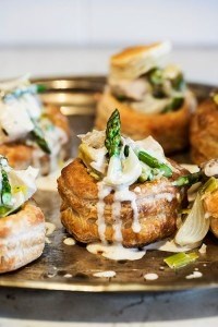 Chicken & asparagus à la king