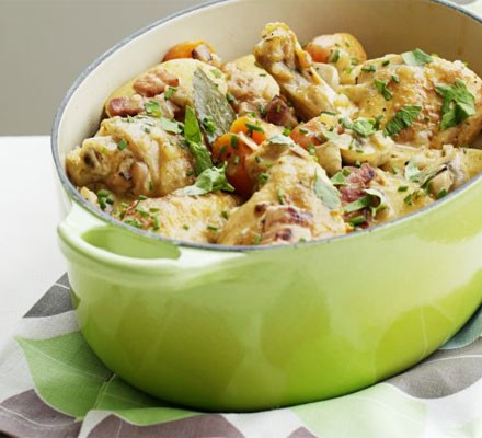 Chicken & bacon stew