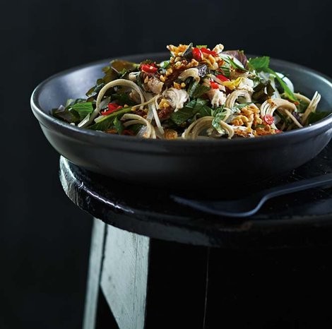 Chicken & banana blossom salad