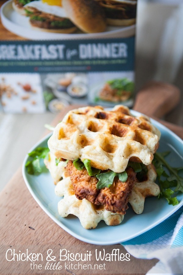 Chicken & biscuit waffles