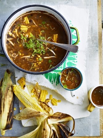 Chicken & black bean chowder