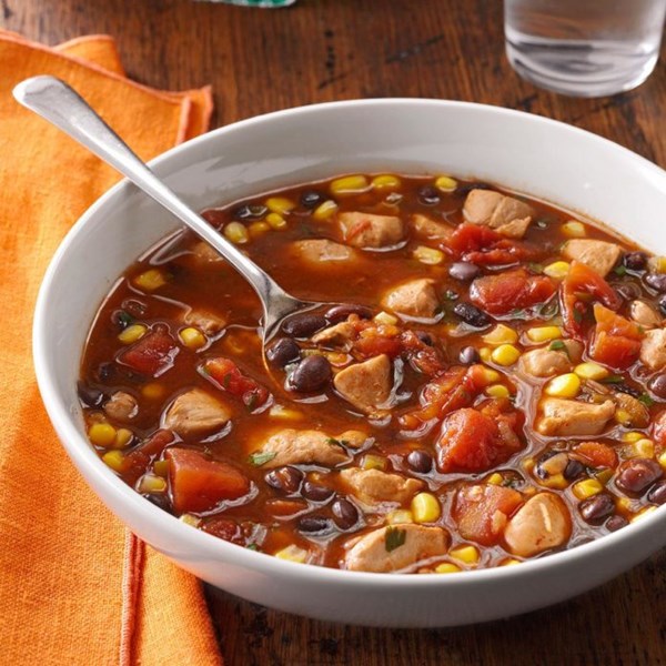 Chicken & black bean soup