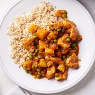 Chicken & celery root tikka masala
