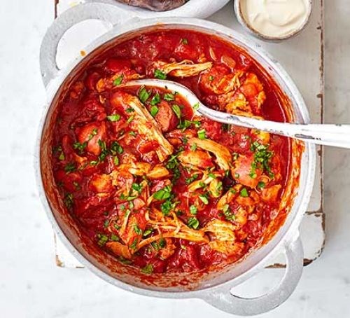 Chicken & chorizo ragu