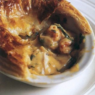 Chicken & crayfish pies