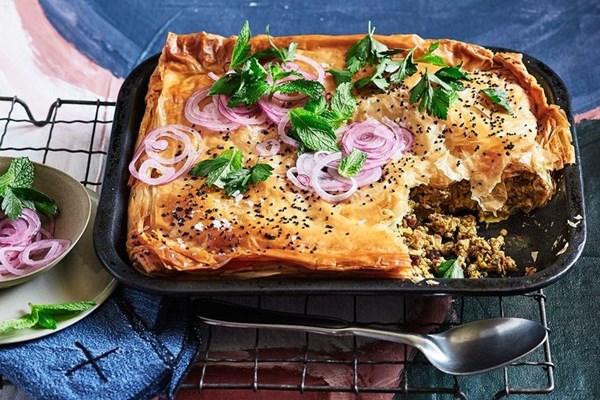 Chicken & egg pastia