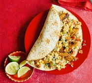 Chicken & elote-style corn wrap 