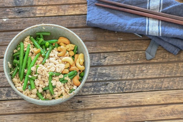 Chicken & green bean stir fry
