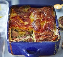 Chicken & ham lasagne