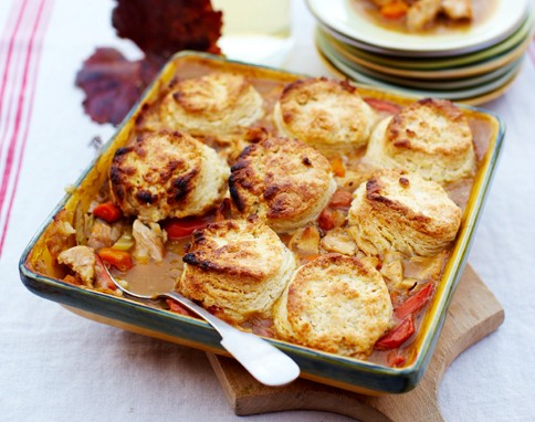 Chicken & herb biscuits