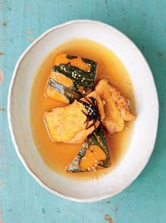 Chicken & kabocha pumpkin stew with caramelised konbu 