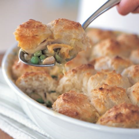Chicken & leek pie