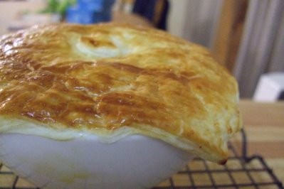 Chicken & leek pot pie