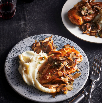 Chicken-&-mushroom Marsala