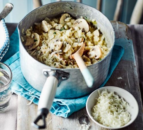 Chicken & mushroom risotto