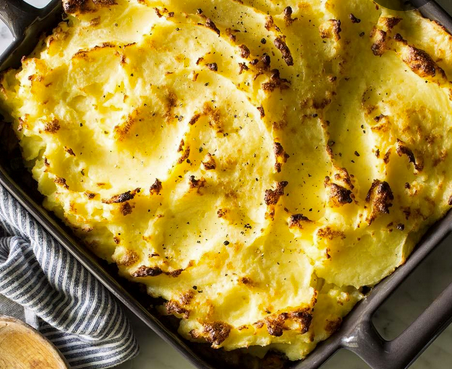 Chicken & mushroom shepherd's pie