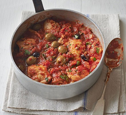 Chicken & olive casserole