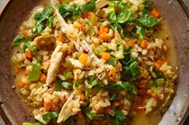 Chicken & pearl barley stew