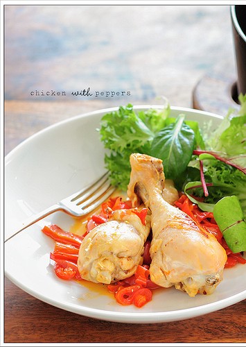 Chicken & peppers