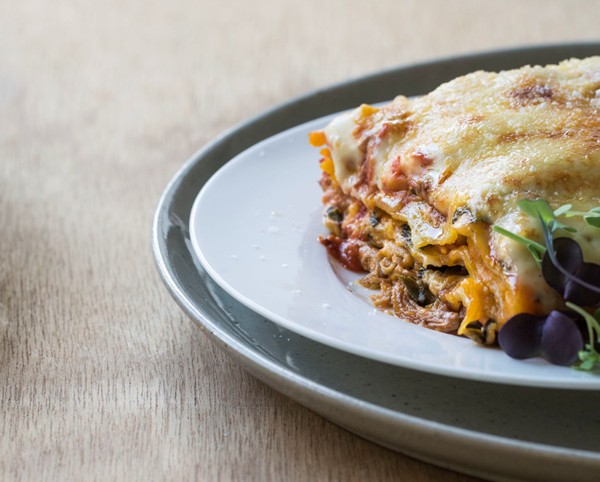 Chicken & pumpkin lasagne