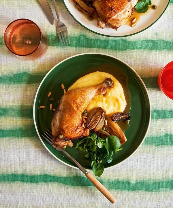 Chicken & shallot agrodolce