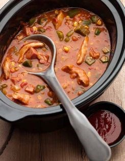 Chicken & smoked ham gumbo