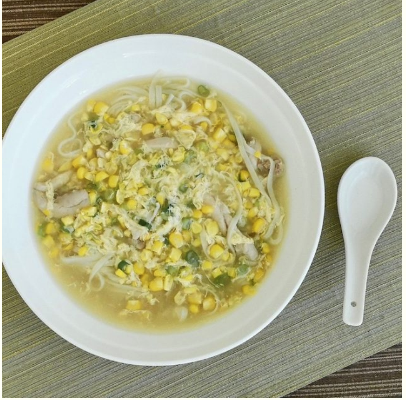Chicken & sweet corn soup