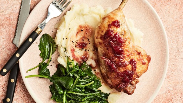 Chicken a la cranberry