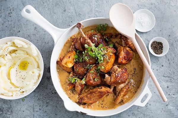 Chicken a la Normande