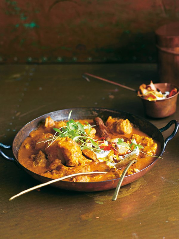 Chicken and almond milk curry