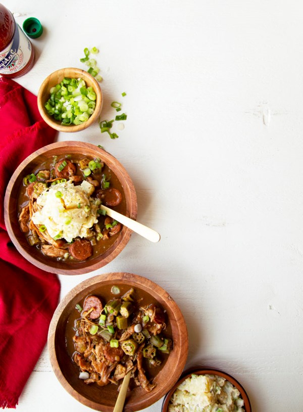 Chicken and andouille gumbo